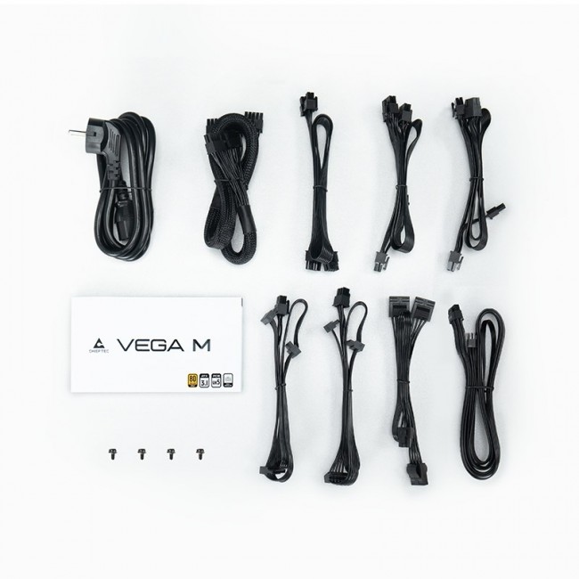 Chieftec Vega PPG-750-C power supply unit 750 W 20+4 pin ATX ATX Black