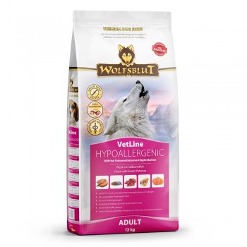 Wolfsblut VetLine Hypoallergenic 12 kg Adult Horse