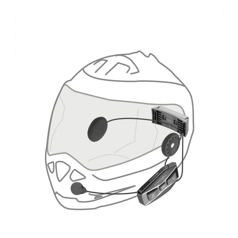 Interphone U-COM 16 Motorbike intercom 1600 m Black Interphone U-COM 16 Motorbike intercom 1600 m Black