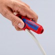 Universal stripping tool for left-handed people