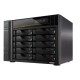 Asustor LOCKERSTOR 10 Gen3 NAS Desktop AMD Ryzen V3C14 16 GB DDR5 ADM Black