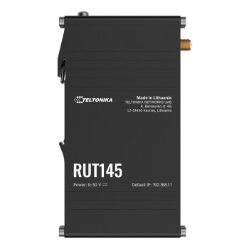 Teltonika RUT145 wireless router Fast Ethernet Single-band (2.4 GHz) Black