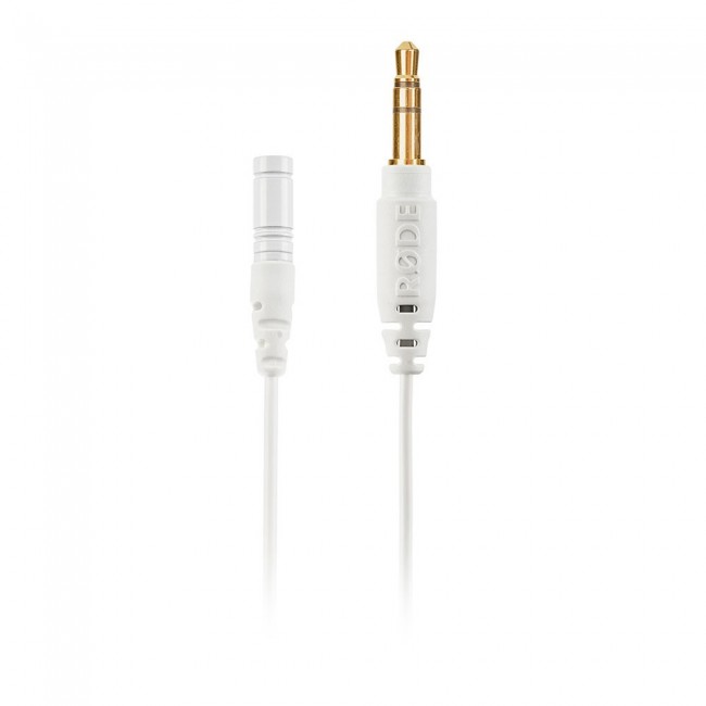 R DE LAVALIER GO microphone, White Clip-on microphone