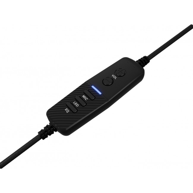 GENESIS NSG-2169 headphones/headset Wired Head-band Gaming USB Type-A Black