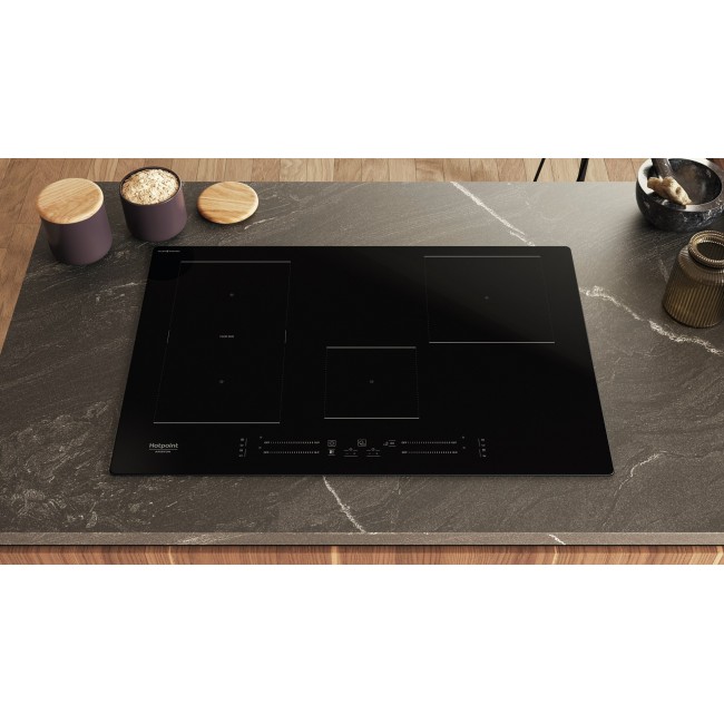 Hotpoint Ariston HS 1377C CPNE Black Built-in 77 cm Zone induction hob 4 zone(s) Hotpoint Ariston HS 1377C CPNE Black Built-in 77 cm Zone induction hob 4 zone(s)