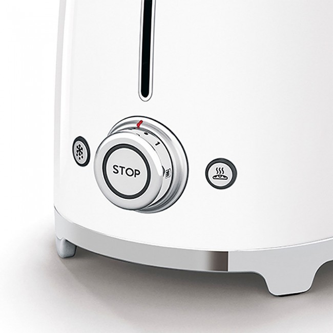 Smeg 50's Style Toaster TSF01WHEU White Smeg 50's Style Toaster TSF01WHEU White