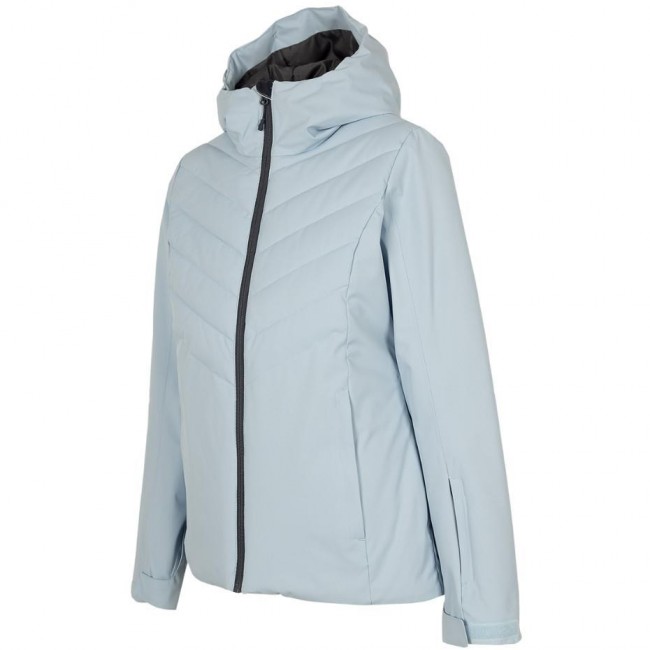 Women's ski jacket 4F light blue H4Z22 KUDN003 34S Women's ski jacket 4F light blue H4Z22 KUDN003 34S