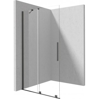 Walk-in shower wall 80 cm - sliding