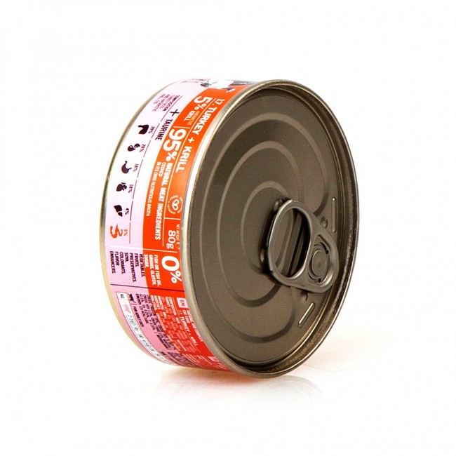 3COTY Turkey with krill - wet cat food - 80g 3COTY Turkey with krill - wet cat food - 80g