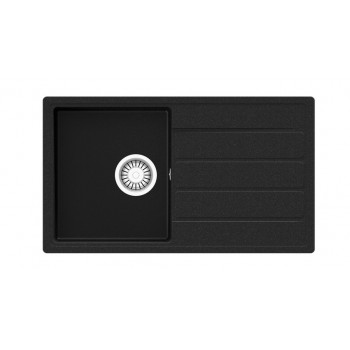 TEKA SYNTHETIC SINK COMFOR 45 B-TQ 1B 1D REV 2O AUTO WST ONYX BLACK