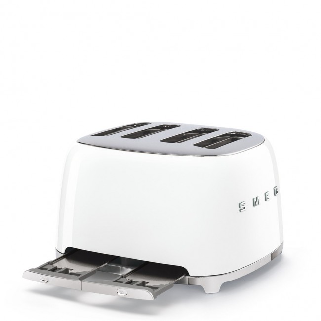 Toaster Smeg for 4 slices, white