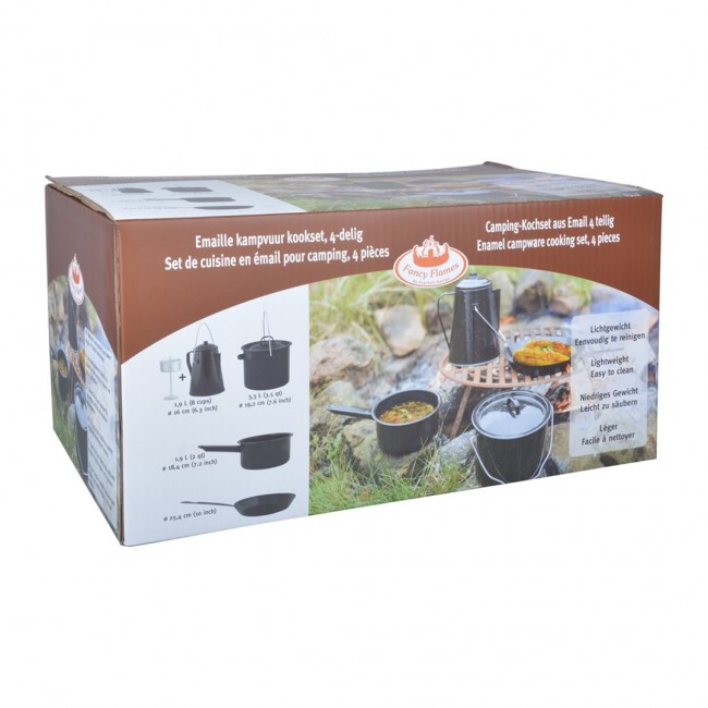 Esschert Design FF215 camping cookware Set Black