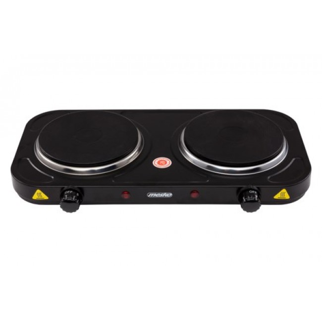 Mesko Home MS 6509 hob Black Countertop Sealed plate 2 zone(s) Mesko Home MS 6509 hob Black Countertop Sealed plate 2 zone(s)