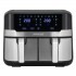 Heinrich s HFR 8214 Double hot air fryer 2 x 4.5 l 9.0 l 1300-2400 W Black - Silver
