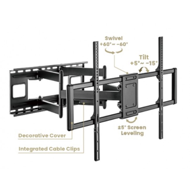 Gembird WM-120ST-01 TV mount/stand 3.05 m (120