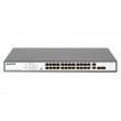 Digitus DN-95343 network switch Unmanaged Fast Ethernet (10/100) Power over Ethernet (PoE) 1U Black, Silver