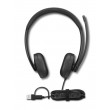 Lenovo VoIP 5000 Wired Headset w/ Mic, USB A/C, Bl Lenovo VoIP 5000 Wired Headset w/ Mic, USB A/C, Bl