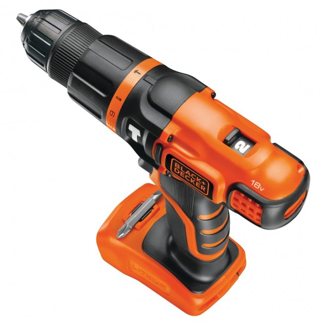 Black & Decker BDCH188N-XJ drill 1350 RPM Black, Orange