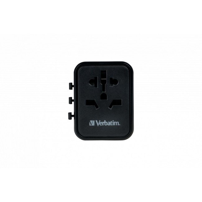 Verbatim 49544 power plug adapter Universal Black