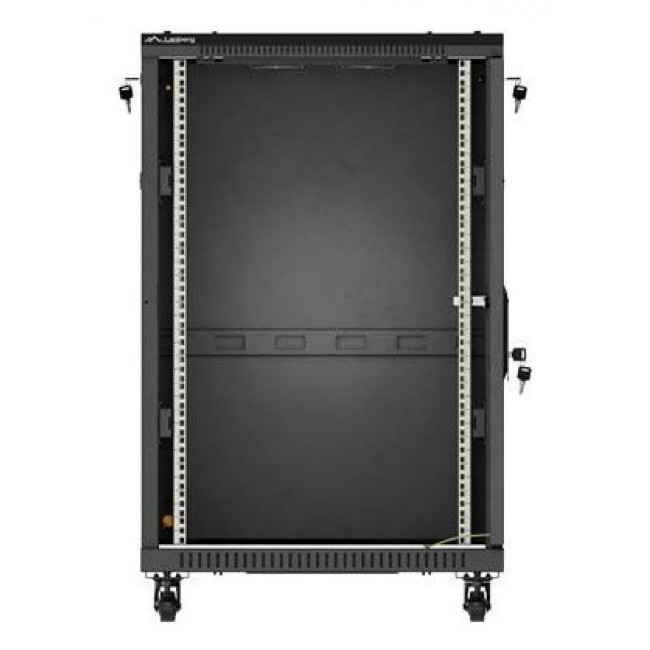 Lanberg FF01-6618-12B rack cabinet 18U Freestanding rack Black Lanberg FF01-6618-12B rack cabinet 18U Freestanding rack Black