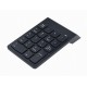 Gembird KPD-W-02 numeric keypad Notebook/PC Bluetooth Black