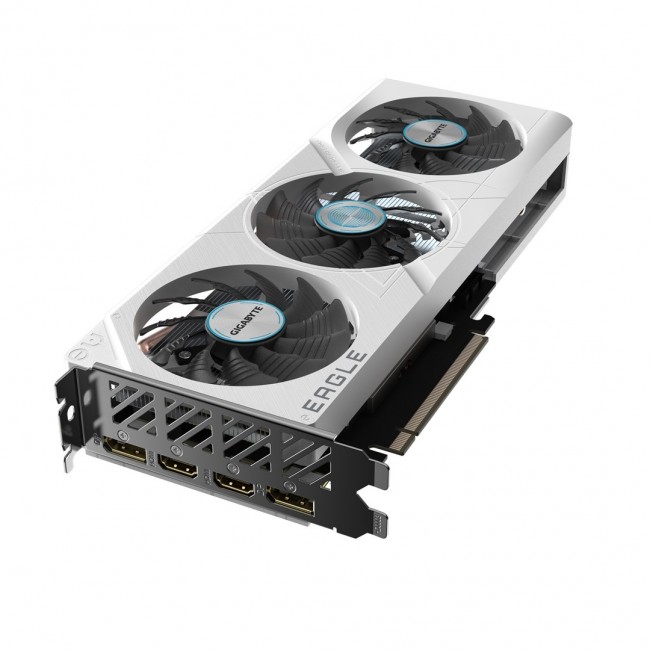 GIGABYTE GeForce RTX 4060 EAGLE OC ICE 8G Graphics Card - 8GB GDDR6, 128bit, PCI-E 4.0, 2505MHz Core Clock, 2 x DisplayPort 1.4a, 2 x HDMI 2.1a, NVIDIA DLSS 3, GV-N4060EAGLEOC ICE-8GD GIGABYTE GeForce RTX 4060 EAGLE OC ICE 8G Graphics Card - 8GB GDDR6, 128bit, PCI-E 4.0, 2505MHz Core Clock, 2 x DisplayPort 1.4a, 2 x HDMI 2.1a, NVIDIA DLSS 3, GV-N4060EAGLEOC ICE-8GD