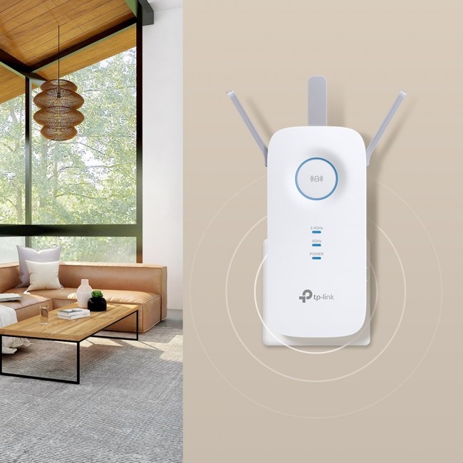 TP-Link RE550 network extender Network transmitter & receiver White 10, 100, 1000 Mbit/s TP-Link RE550 network extender Network transmitter & receiver White 10, 100, 1000 Mbit/s