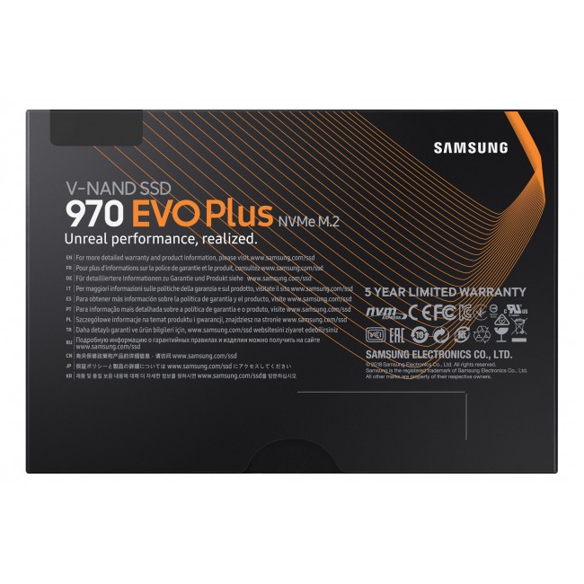 Samsung 970 EVO Plus 250 GB M.2 PCI Express 3.0 NVMe V-NAND MLC Samsung 970 EVO Plus 250 GB M.2 PCI Express 3.0 NVMe V-NAND MLC