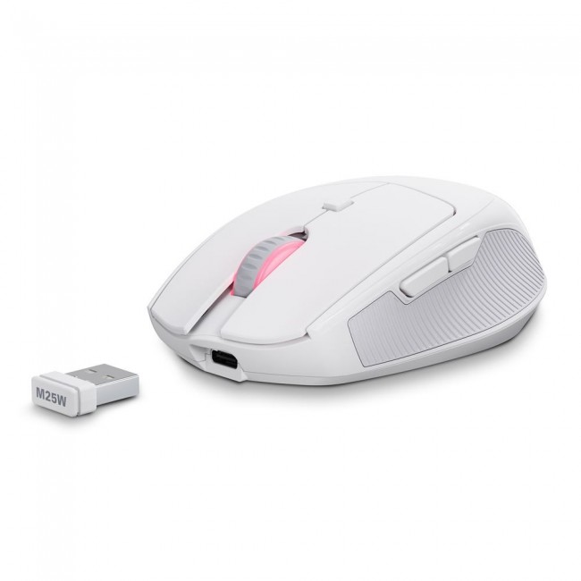 Sharkoon OfficePal M25W mouse Gaming Right-hand RF Wireless + USB Type-C Optical 4000 DPI