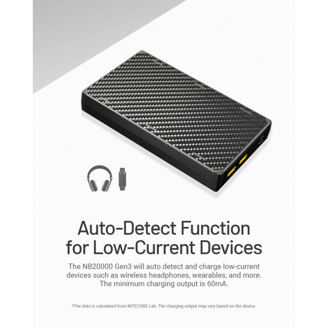 POWER BANK 20000MAH/NB20000 GEN3 NITECORE