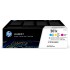 HP 201X 3-pack High Yield Cyan/Magenta/Yellow Original LaserJet Toner Cartridges