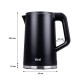 IDEAL Kettle 1.7 l, steel body, power 1500 W, black