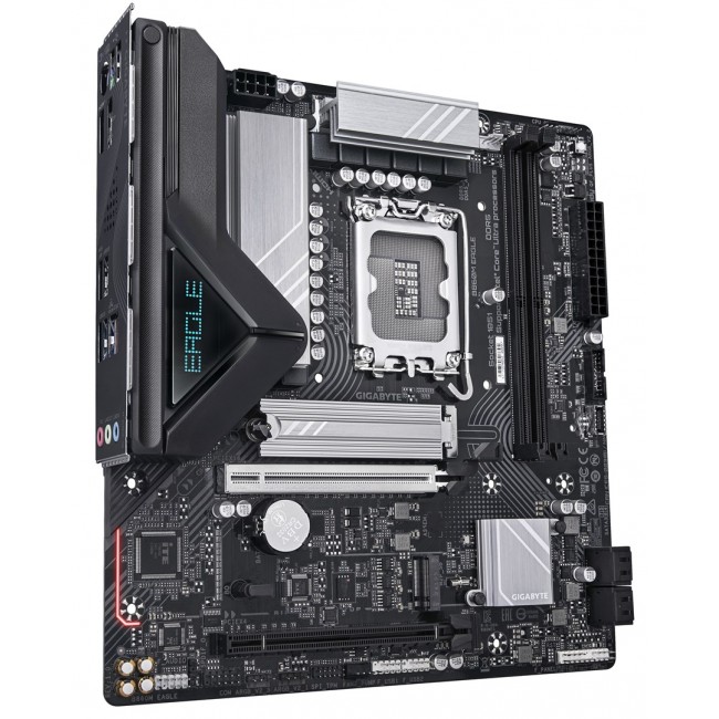 GIGABYTE B860M EAGLE Motherboard - Intel Core Ultra Series CPUs, 6+1+2+1 Phases VRM, up to 9066MHz DDR5, 1xPCIe 5.0 + 1xPCIe 4.0 M.2, 2.5GbE LAN, USB 3.2 Gen 1 GIGABYTE B860M EAGLE Motherboard - Intel Core Ultra Series CPUs, 6+1+2+1 Phases VRM, up to 9066MHz DDR5, 1xPCIe 5.0 + 1xPCIe 4.0 M.2, 2.5GbE LAN, USB 3.2 Gen 1