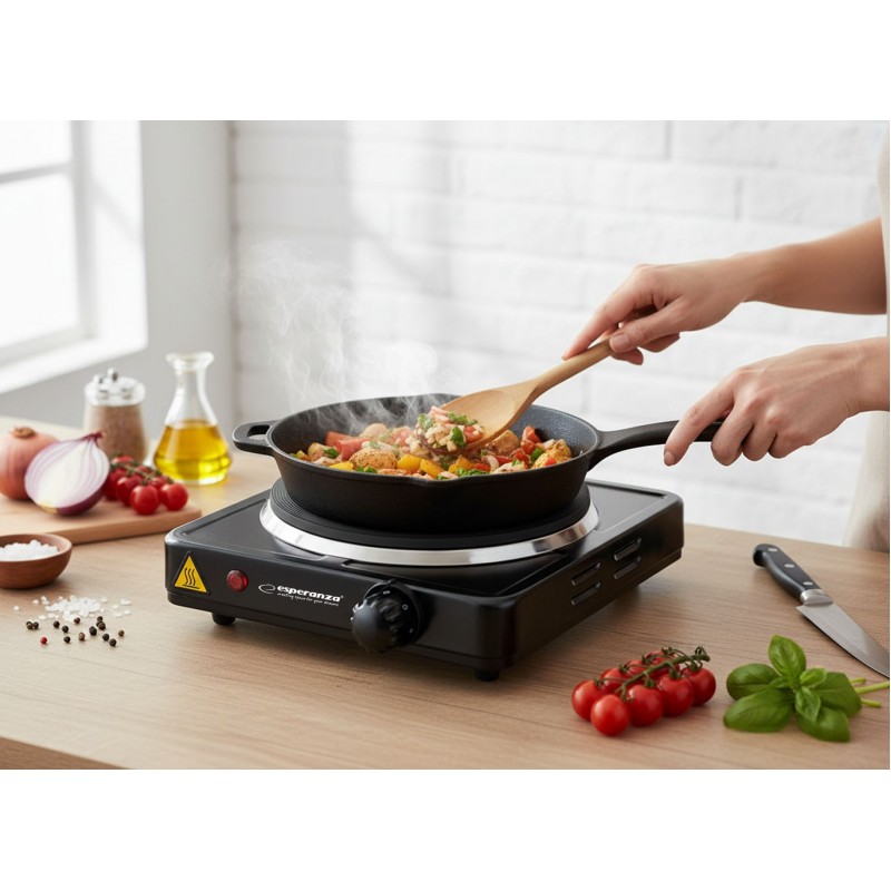 Esperanza EKH002K hob Black Sealed plate 1 zone(s)