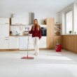 Flat Mop + Bucket + Telescopic Pole + 2 x Microfibre Pad 5.7L Floor Cleaning XXL Set Rotating Head Flat Mop + Bucket + Telescopic Pole + 2 x Microfibre Pad 5.7L Floor Cleaning XXL Set Rotating Head