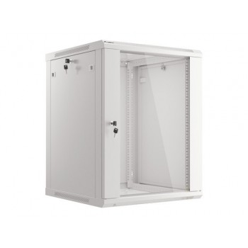 Lanberg WF01-6615-10S rack cabinet 15U Wall mounted rack Grey