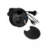 ICY BOX IB-HUB1430-CR socket-outlet Black