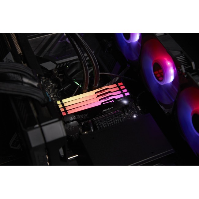 Kingston Technology FURY Beast 16GB 5200MT/s DDR5 CL40 DIMM (Kit of 2) RGB