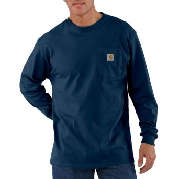 Carhartt Heavyweight T-Shirt L/S Navy