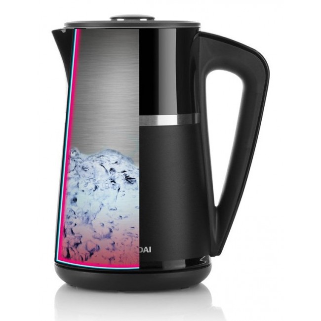 Hyundai VK309 electric kettle 1.7 L 2200 W Black