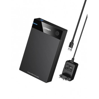 Ugreen 50422 storage drive enclosure HDD/SSD enclosure Black 2.5/3.5