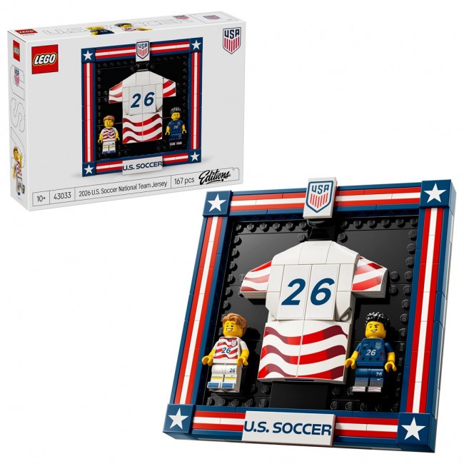 LEGO Editions 43033 Koszulka reprezentacji USA w pi ce no nej 2026 / Liczba element w: 167 / od 10 lat