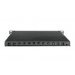 Digitus CAT 6A Slim Patch Panel, shielded, 12-port, 0.5 U, 10