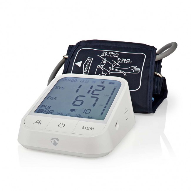 Nedis BTHBP10WT blood pressure unit Upper arm Automatic 1 user(s) Nedis BTHBP10WT blood pressure unit Upper arm Automatic 1 user(s)