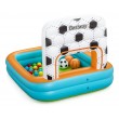 Bestway Kick N Swish 3-in-1 Multi-Use Inflatable Ball Pit with 18 Play Balls