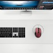 Ugreen MU006 wireless optical mouse USB 2.4 GHz / Bluetooth 5.0 4000 DPI red