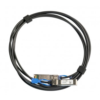 Mikrotik XS+DA0001 InfiniBand/fibre optic cable 1 m SFP/SFP+/SFP28 Black