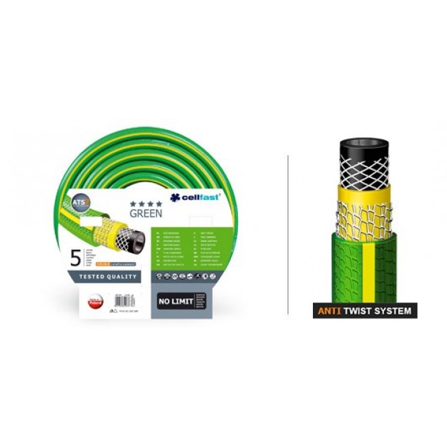 Garden hose Cellfast 15-120 GREEN ATS2 1/2 Garden hose Cellfast 15-120 GREEN ATS2 1/2