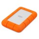 LaCie Rugged Mini external hard drive 2 TB 5400 RPM Micro-USB B 3.2 Gen 1 (3.1 Gen 1) Orange, Silver