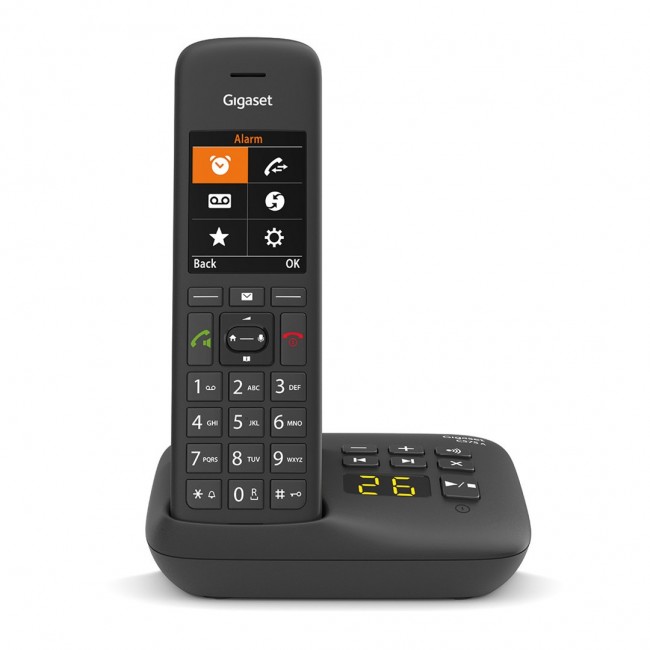 Gigaset C575A Analog/DECT telephone Caller ID Black Gigaset C575A Analog/DECT telephone Caller ID Black